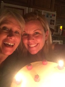 Two beauties (Kel and cake) and a birthday girl!